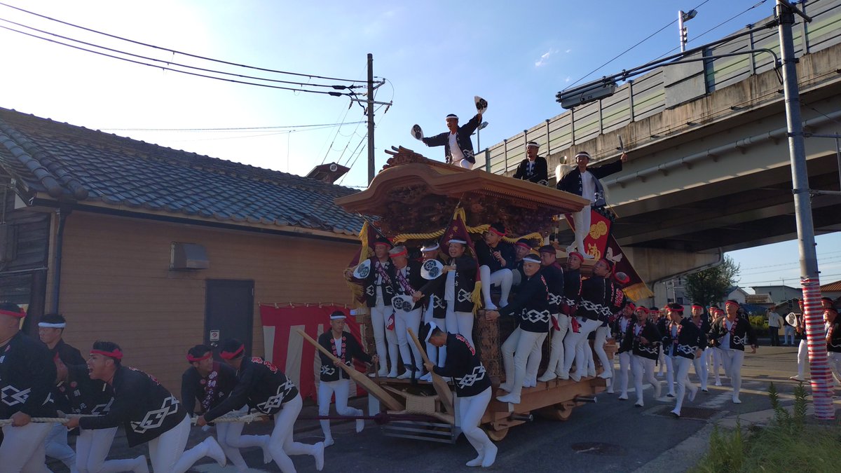 danjiri1703's tweet photo. 去年までは9月祭礼が終わって寂しさが込み上げてきたけど、今年は堺の祭が終わる今、寂しく感じてきた。なんでなんやろ…笑

まぁどちらも参加してないんですけどね笑
  #北高尾 #長承寺 #菱木東 
#美福連合 #鳳連合 #菱木連合 https://t.co/h7siPje56m