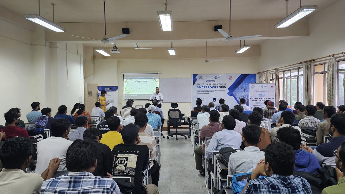 IIITRanchi's tweet photo. IIIT Ranchi successfully concluded a five-day Short-Term Course on “Next-Generation Smart Power Grids: Artificial Intelligence-Based Monitoring, Automatic Control, Energy Management, and Protection”
#SmartGRID #ArtificialIntelligence #EnergyManagement #iiitranchi https://t.co/5EOLAfZAc2