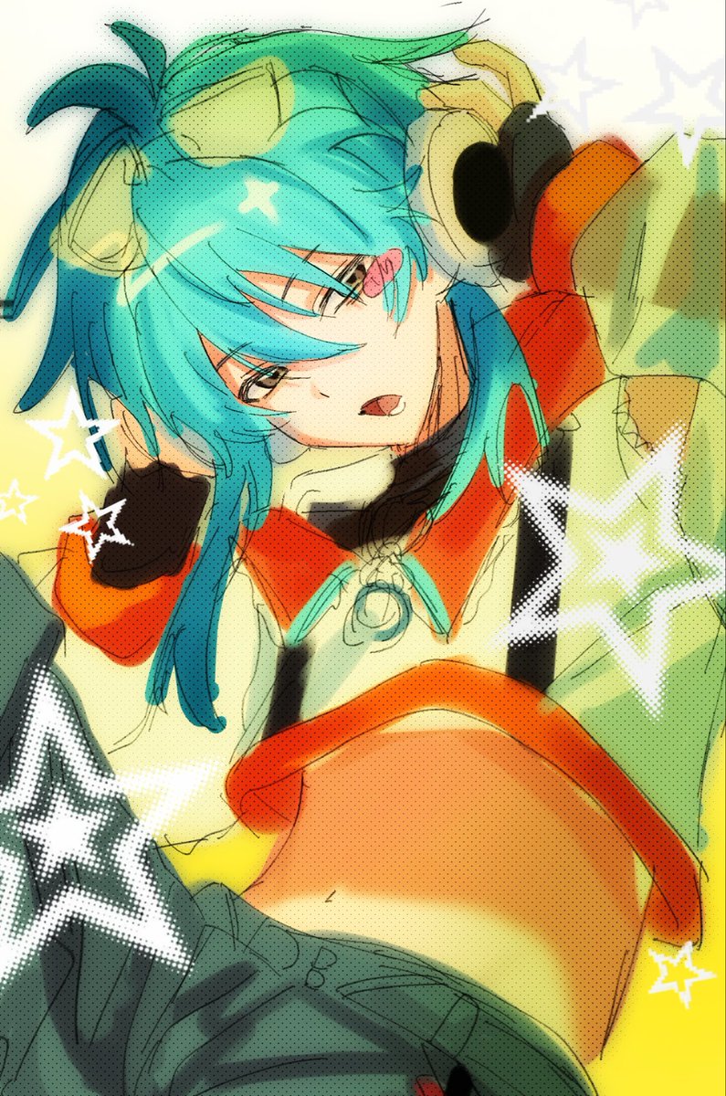 cyoko2354's tweet photo. First post Aoba🎧
 #DRAMAticalMurder 
 #art https://t.co/u3Q9HJrjbC
