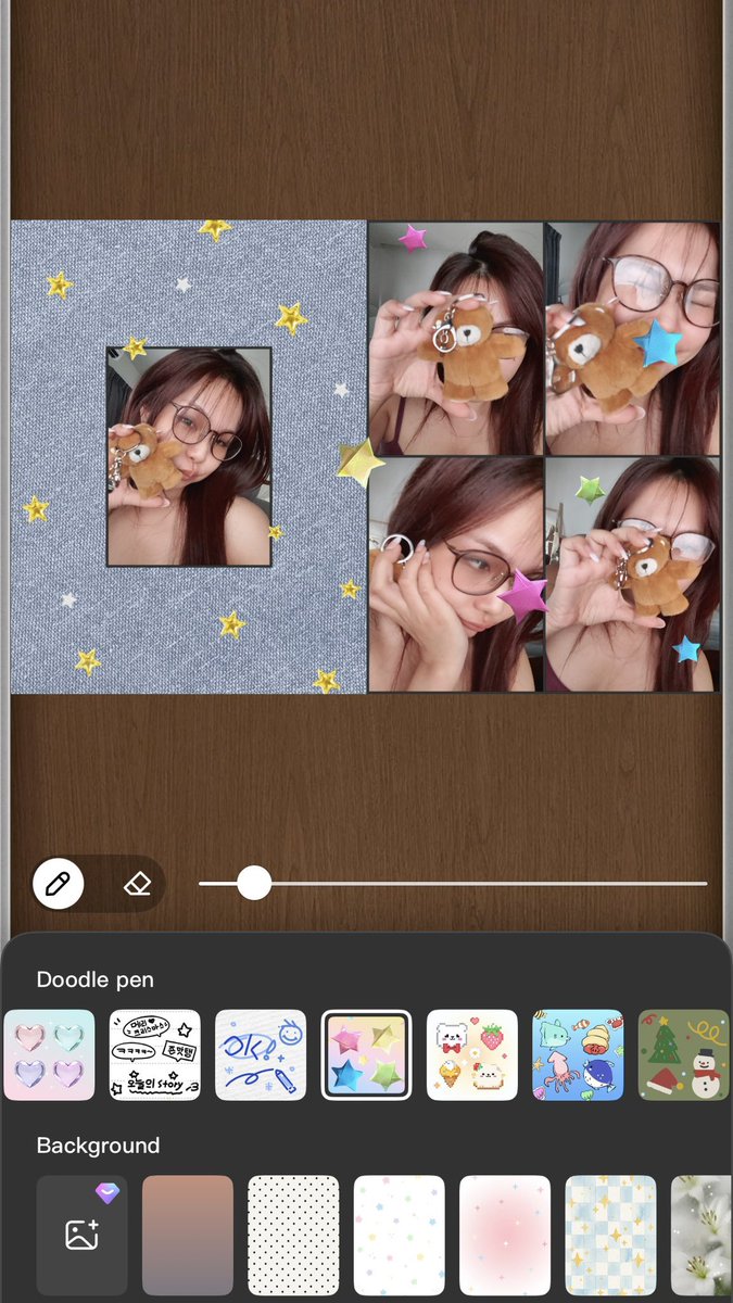 missp_mystaery's tweet photo. เห็นผ่านๆหน้าทลมาพักนึงแต่เพิ่งมาลองมะกี้  สรุปเฟรมน่ารักโคตรรรรร ใช้ doodle แต่งเองก็เริ่ด เอฟเฟกต์บรัชเยอะ กาซิบว่าตัวฟรีเยอะมาก🥹🥹 https://t.co/fsdrzSGpeI