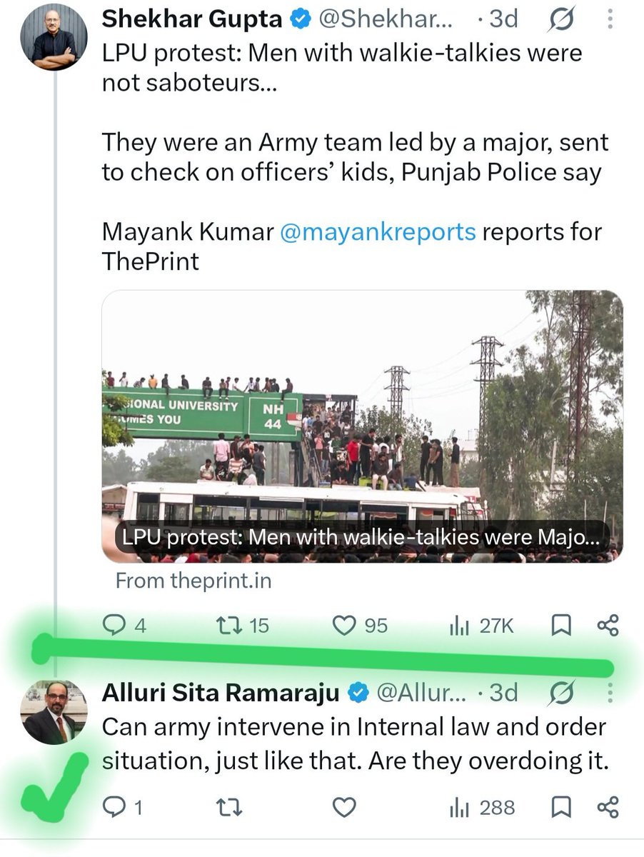 ColSVSRana's tweet photo. @Allurisitaram96 @MythbusterXX Bina check kare news amplify Karta hai 
GO HOP AGAIN 😃 https://t.co/db5Cw9zxhg