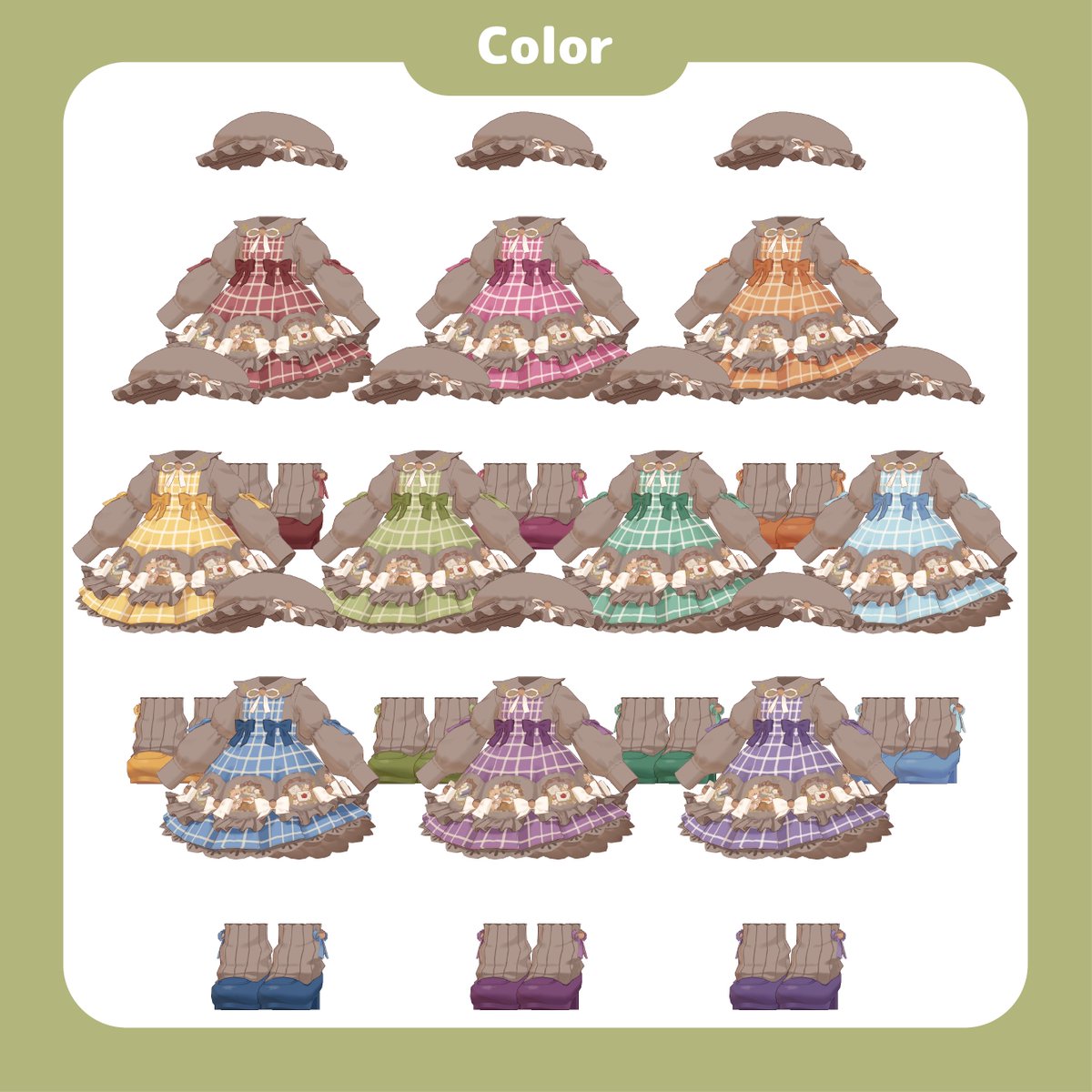 mmmakaron3d's tweet photo. 【☕プレゼント企画🧸】
衣装公開を記念して、「森のお茶会ワンピ（りこりす対応版）」を抽選で2名様にプレゼントいたします✨

〈参加条件〉
・この投稿をリポスト
・フォロー

〈期限〉
10/7（水）21:00

💚BOOTHのスキ！50毎に1名追加

ご応募お待ちしてます✨

#えむえむやのお洋服 https://t.co/ya6EL3YsCr