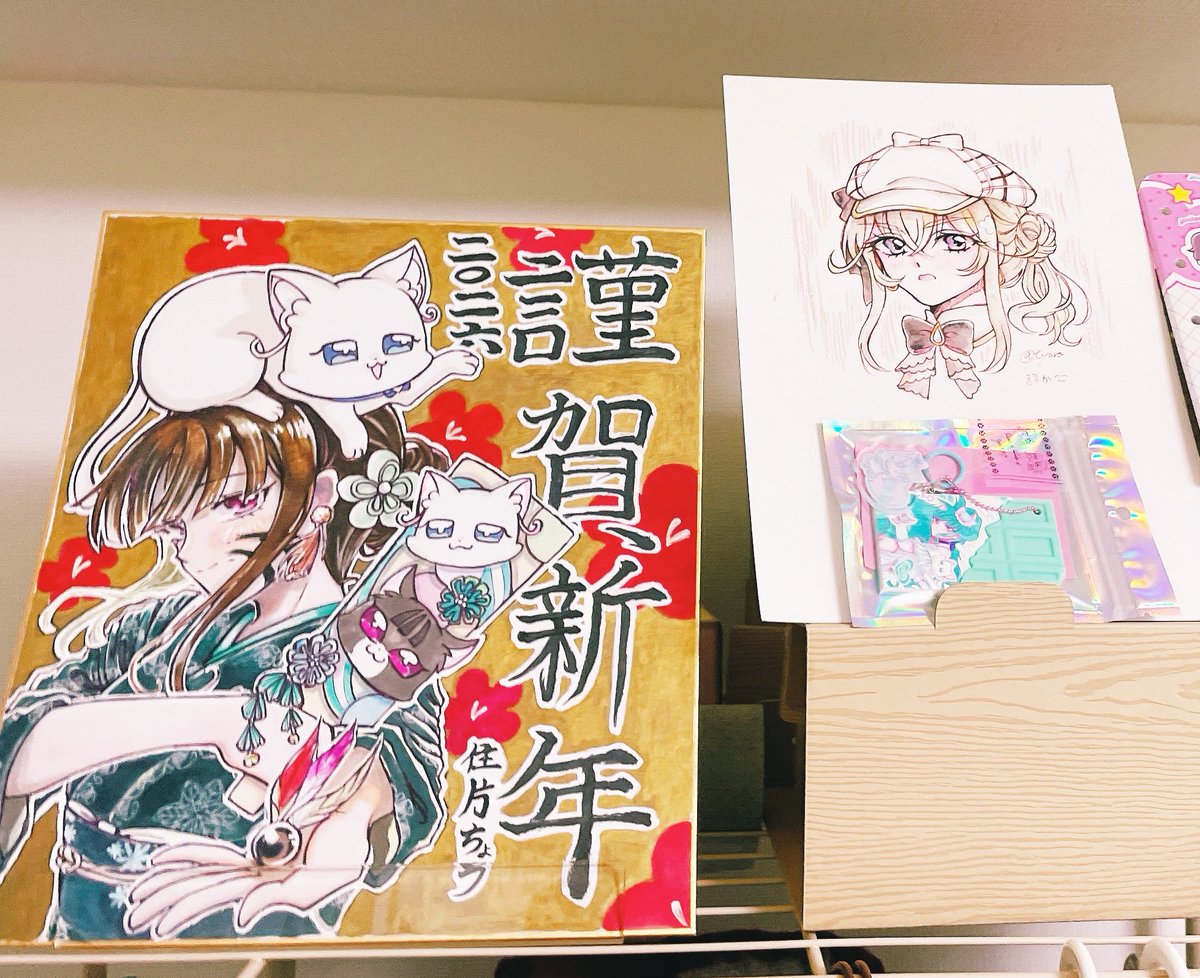 mecanzo's tweet photo. さっきちょラさんを軟k…囲って描いていただいたのでおうちに飾ってあります🎶 https://t.co/NDtDRaxg9s