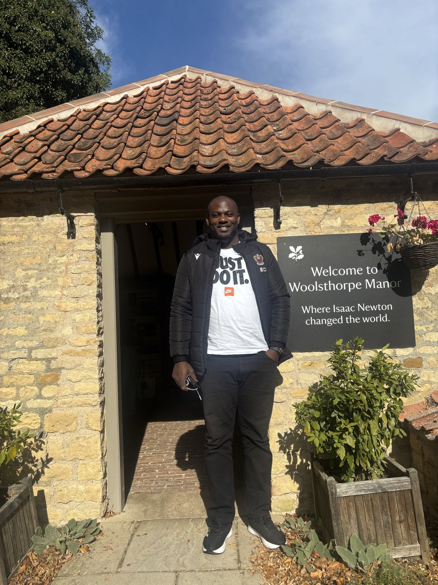 winexviv's tweet photo. Today, I visited Isaac Newton’s birthplace at Woolsthorpe Manor in England.

This was where Newton did some of his most important work, developing his ideas on gravity, calculus, and optics.

The famous apple tree still stands behind me, and right in front of me, an apple from that very tree fell.

Newton made these breakthroughs during a period when Cambridge University was closed because of the Great Plague, forcing him to return home to Woolsthorpe. That period became one of the most remarkable chapters in the history of science.

My focus on this journey is to understand, from first principles, how civilization was built. how ideas, discoveries, institutions, and individuals transformed human society.

I will also be visiting Albert Einstein’s birthplace in Ulm, Germany.

The journey continues.