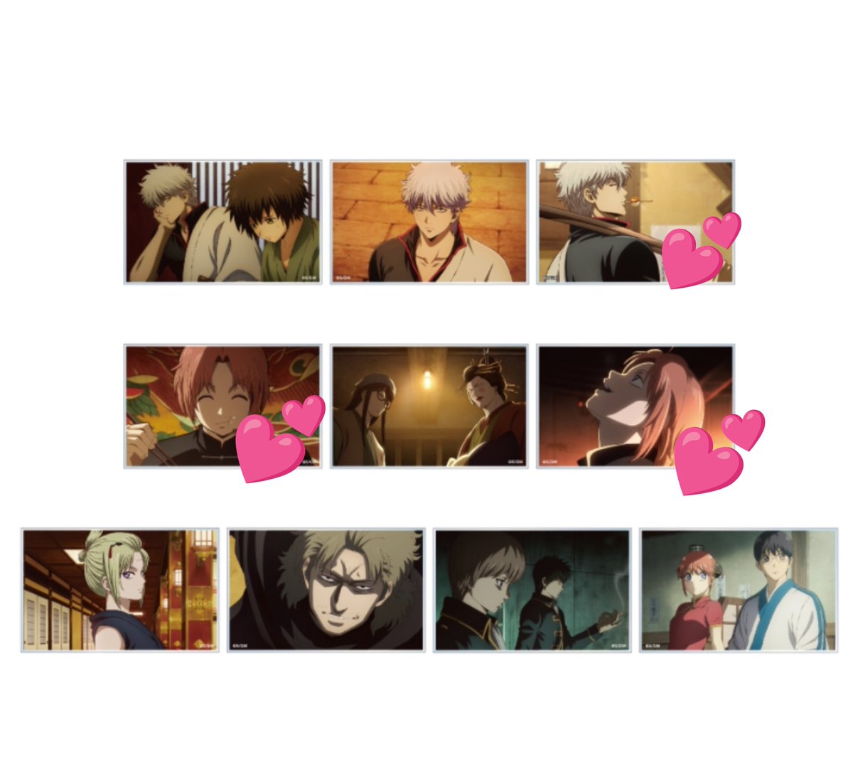 manaca222's tweet photo. 【交換】銀魂 吉原大炎上篇 アクリルカード 

譲)画像1(阿伏兎、月詠、新八&amp;神楽、銀時&amp;晴太)

求)画像2💕(神威、銀時)

郵送希望です。

当方が出せる、(銀時&amp;晴太)のアクリルカードに少し傷がついてしまっています。詳しくはALTに書かせていただきます。

お気軽にお声掛けください(❁ᴗ͈ˬᴗ͈) https://t.co/tmmsGOVcs8