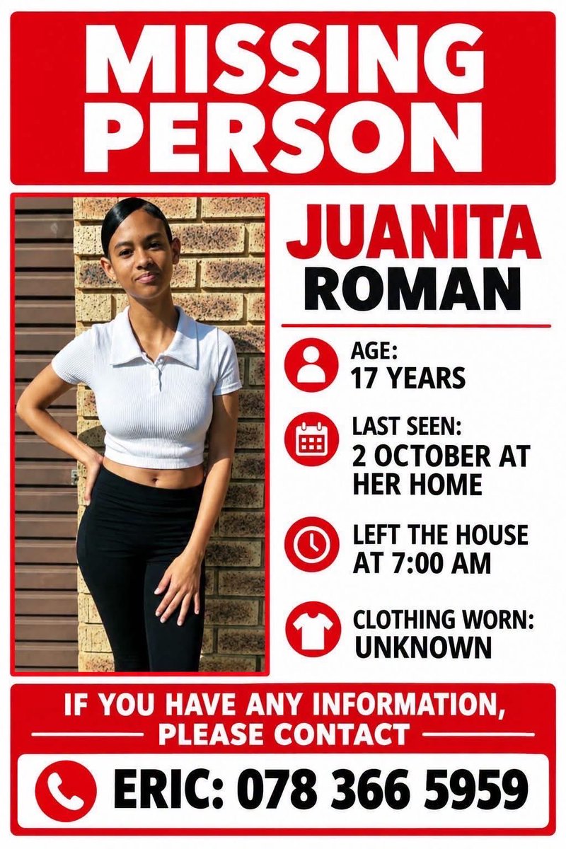 Abramjee's tweet photo. #Missing https://t.co/DUYteQG7am
