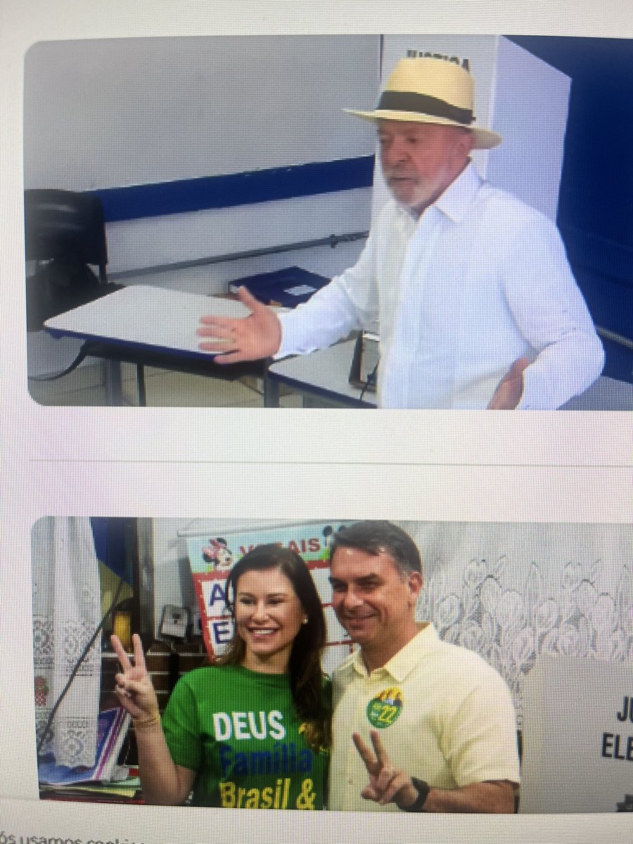 Bob_Fernandes's tweet photo. No G1 a escolha das fotos de Lula e Flávio votando indica a preferência da empresa. 

Não precisa estudar semiótica pra entender.

Basta adaptar o antigo clichê: “Duas fotos valem por mil palavras”. 

Essa era a foto na capa do G1 https://t.co/UxvHwqPpMS
