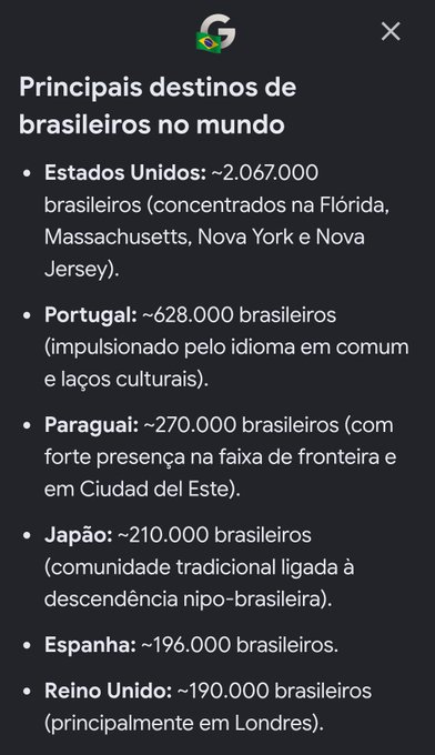 08Canal's tweet photo. Quandos % renan faz nesses paises?

eu:
Estado Unidos : 9%
Portugal: 7%
Paraguai: 5%
Espanha: 6% https://t.co/wCAB8K6bAj