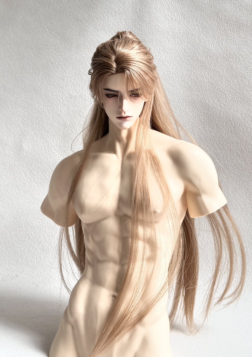 Akikira_'s tweet photo. 做出了好看的古风高马尾！#bjd #BJD https://t.co/Kw027MYWU8
