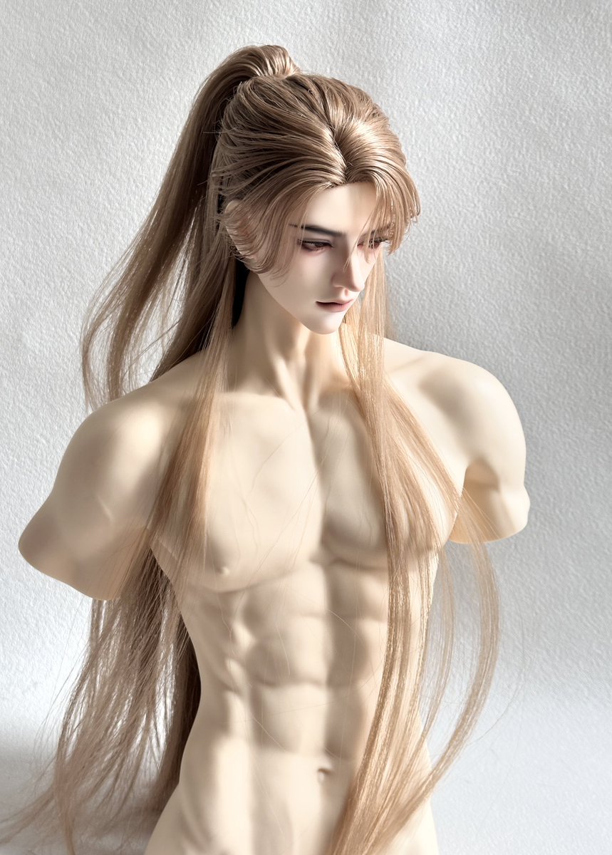 Akikira_'s tweet photo. 做出了好看的古风高马尾！#bjd #BJD https://t.co/Kw027MYWU8