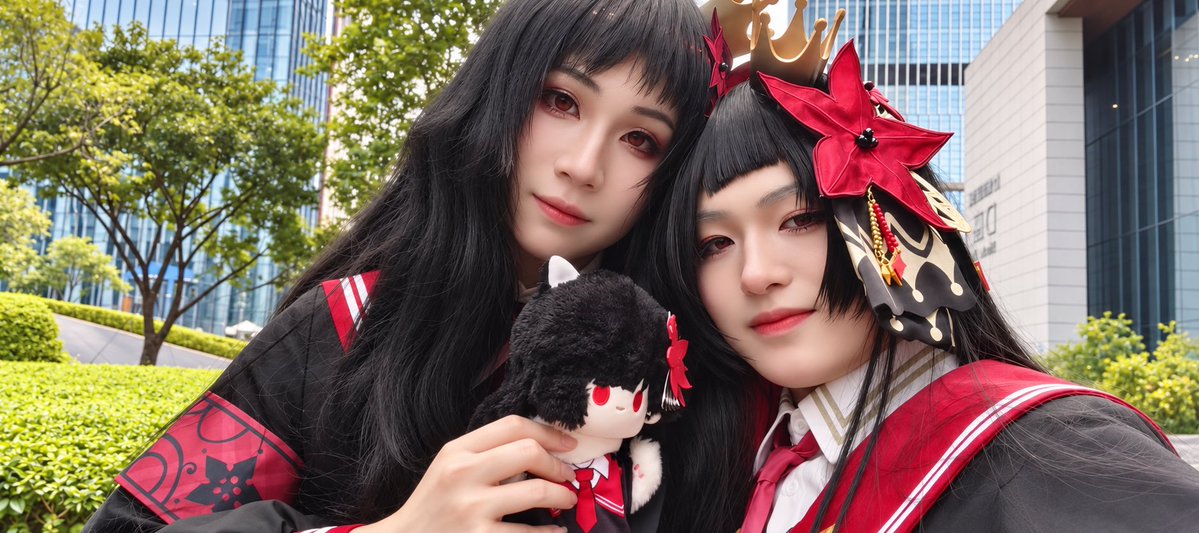 plumedream233's tweet photo. 双希临门

#まのさば #男娘 #cos https://t.co/rEQOc88dO4