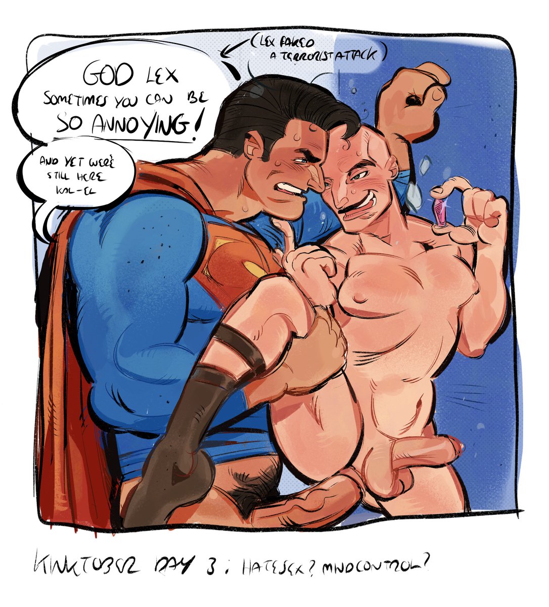 Manny_Hughez's tweet photo. Kinktober day 3 
I’m late asf but a bitch needs to sleep. #clex https://t.co/8tIGHCEaVd