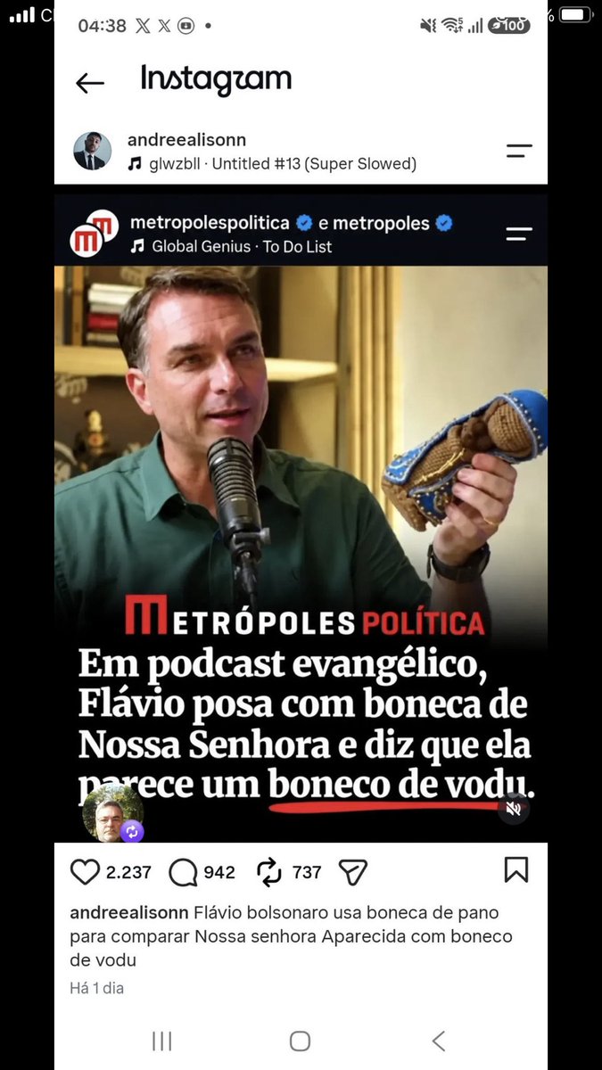 LisandraRibei17's tweet photo. Esse canalha chama Nossa Senhora Aparecida de boneca de vodu
Se você é católico e vota nessa excrescência, deveria ser excomungado https://t.co/exNUB18HN3