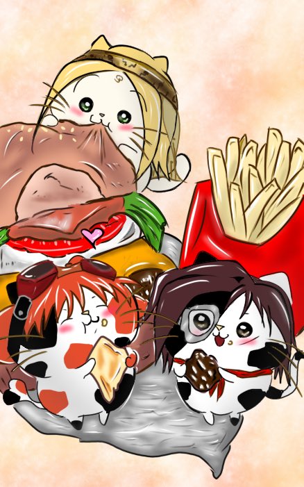 Aikawa_15_'s tweet photo. ㊗️エターナルアルカディア26周年🎉🎉

やっと完成しました✨️✨️
ちっちゃくてかわいいやつとちょっと似てますが、ねこちゃんずです🐈🐈🐈

 #エターナルアルカディア
 #26周年
 #イラスト https://t.co/3LtllATg0V