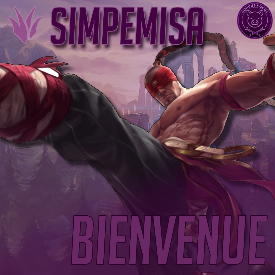 PorcusPocus's tweet photo. Pour compléter ces annonces, la jungle et la midlane seront bien gardées par deux joueurs qui savent gérer la situation ! Simpemisa et Randimi prennent leur poste dans notre structure ! https://t.co/EDgOqDKmB5