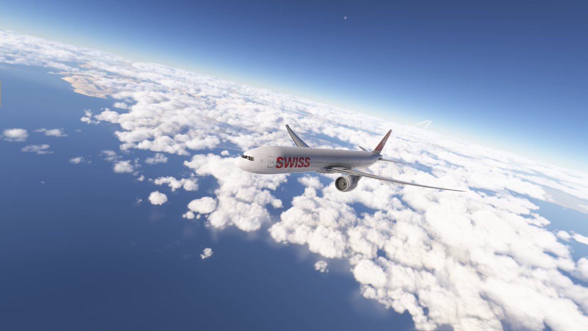 ja8961's tweet photo. LX161(NRT-ZRH)
現在の復路。しばらく乗っていなかったので巡航中はペデスタルを引っこ抜いておかないとPCを切り替えるたびにスポイラーが飛び出るのをすっかり忘れていた。 https://t.co/sjCNWrHSTy