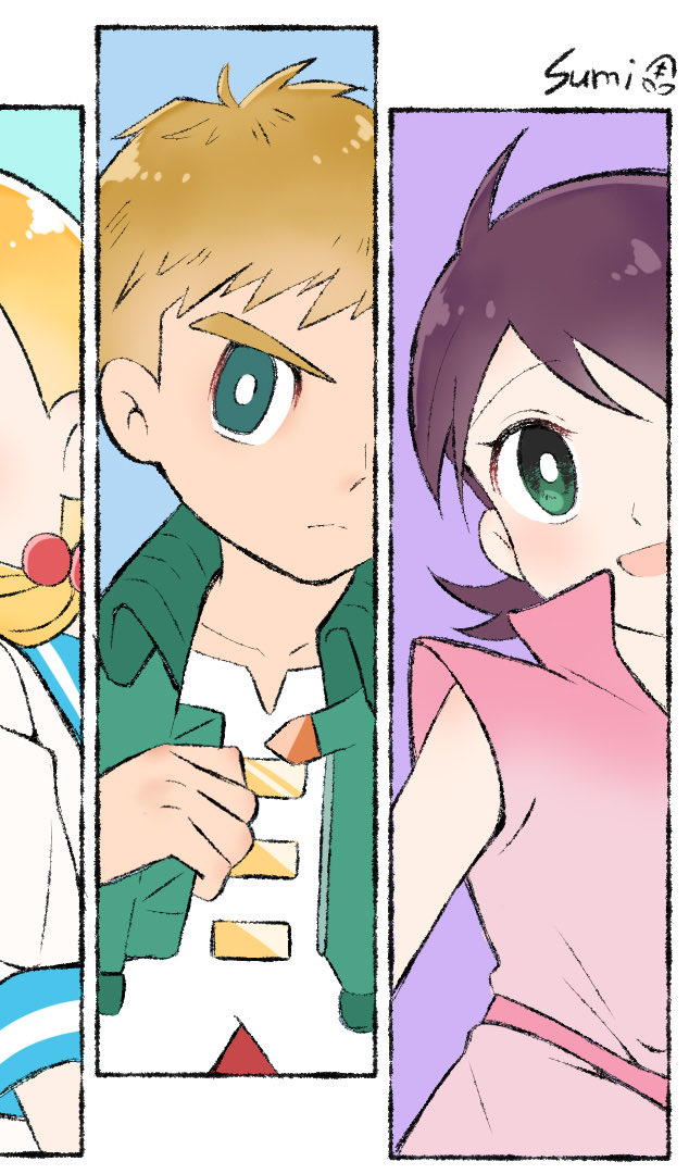 yiqiyisu_sumi's tweet photo. これらの緑瞳キャラが好きです https://t.co/FnBOlaOj1d