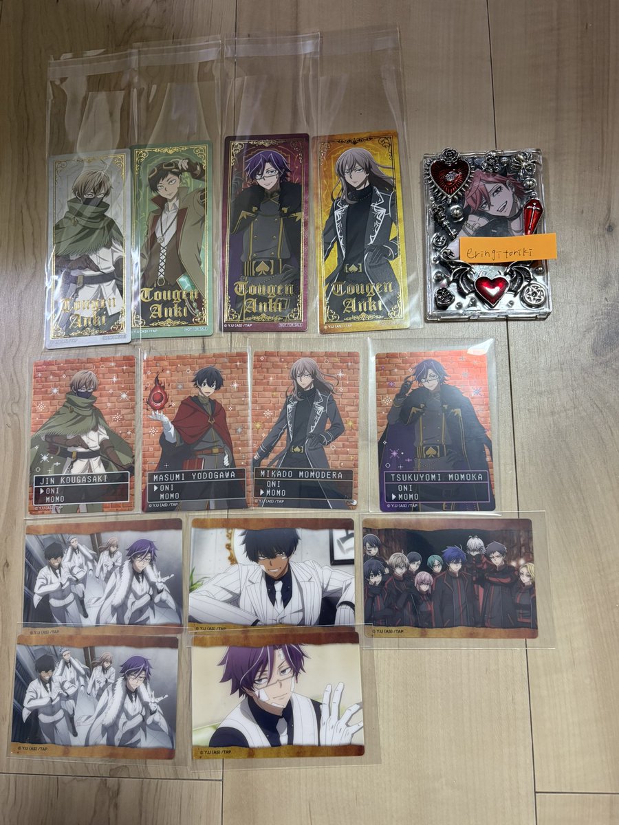 eringitorihiki's tweet photo. 桃源暗鬼 RPG 冒険譚 アニメイトフェア 箔押ししおり https://t.co/e6HSrRV1ay