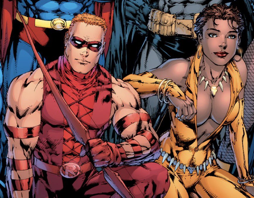 nyomeadow's tweet photo. It’d be nice to see Mari and Roy again in Vixen ongoing, or whenever. They were such a fun duo in JLA 2006 😭 https://t.co/qmS1VgTe4j