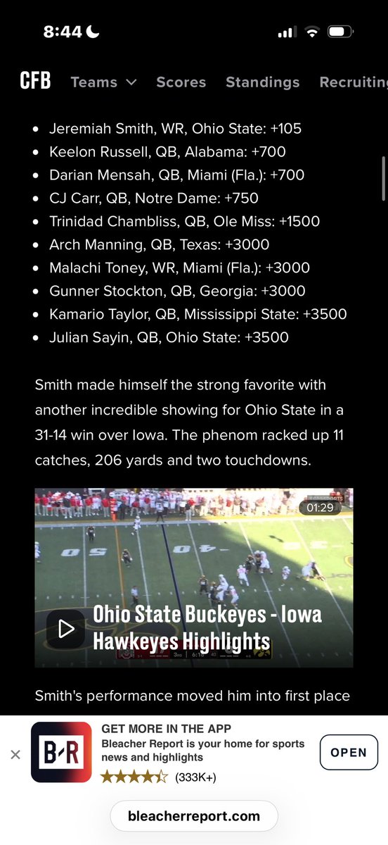 brownznation's tweet photo. @CFBembedded @HeismanTrophy https://t.co/rb11VIagHr