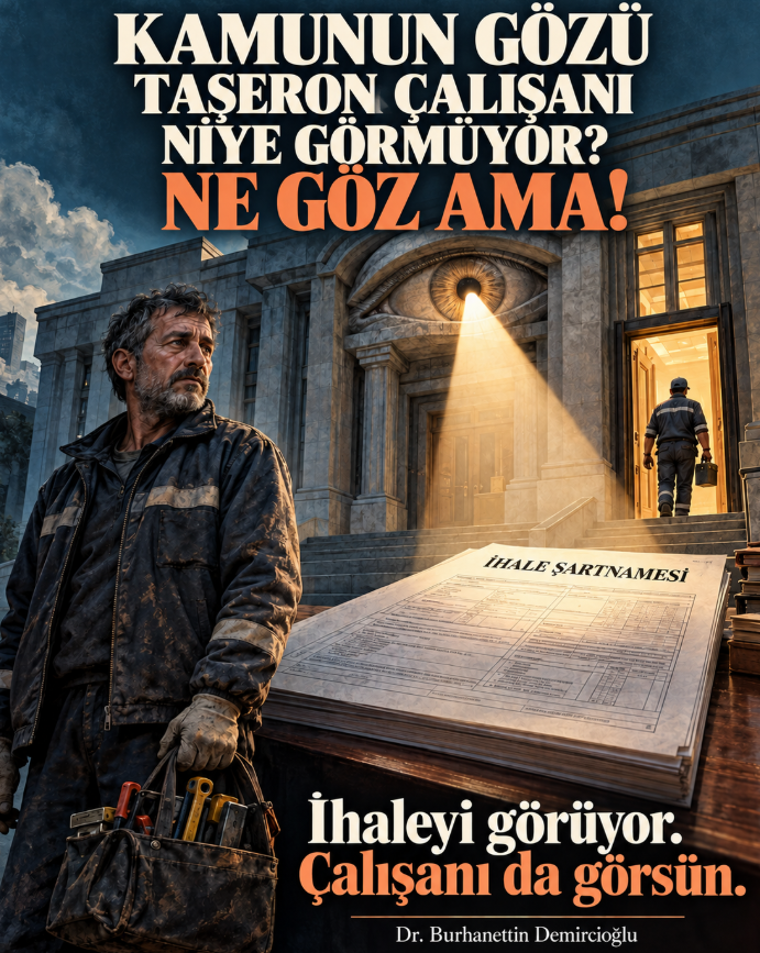 bdemircioglu's tweet photo. KAMUNUN GÖZÜ TAŞERON ÇALIŞANI NİYE GÖRMÜYOR? NE GÖZ AMA!

Kamu, aldığı hizmetin nasıl yapılacağını belirliyor. İşin süresini, niteliğini, kullanılacak araçları, personelin yeterliliğini şartnameye yazıyor.

Peki o hizmeti üreten insanın emeğinin karşılığını neden aynı titizlikle güvenceye almıyor?

Aynı kamu işyerinde, aynı işi, aynı sorumlulukla yapan iki çalışan düşünün. Biri doğrudan kamuya bağlı, diğeri hizmet ihalesini alan şirketin çalışanı. İşleri karşılaştırılabilir olduğu hâlde ücretleri, sosyal imkânları ve gelecek güvenceleri arasında ciddi farklar bulunabiliyor.

Kamu hizmeti yapılırken yan yana duran insanlar, hakları konuşulurken neden birbirinden uzaklaştırılıyor?

Özel şirketin maliyet hesabı yapması, yüklenicinin kazanç araması anlaşılabilir. Ancak çalışanların haklarından kısılması bu hesabın olağan parçası kabul edilemez. Üstelik hizmeti satın alan kamuysa, meseleye bir de kamunun adalet sorumluluğu eklenir.

Burada “Kamu ücretlere karışamaz” denilemez. Kamu İhale Genel Tebliği, işin niteliğine göre çalışana brüt asgari ücretin üzerinde, belirli bir yüzde fazlasıyla ücret öngörülmesine imkân tanıyor. Yani ücret, şirketin tercihine bütünüyle bırakılmak zorunda değil; ihale dokümanında bir güvence oluşturulabiliyor.

O hâlde soru açık:

Kamu, satın aldığı hizmetin kalitesine ön şart koyabiliyorsa, o hizmeti üreten insanın emsal işe uygun ücretine neden daha güçlü bir ön şart koymuyor?

Hukuki ayrımı da dürüstçe ortaya koyalım. Kamu işyerinde yüklenici aracılığıyla çalışmak, tek başına kadroya atanma veya kadroluların bütün mali ve sosyal haklarından yararlanma hakkı doğurmuyor. İş Kanunu’nda bu ayrımı düzenleyen hükümler bulunuyor. Dolayısıyla bütün hakların eşitlenmesi, gerektiğinde kanuni düzenleme de gerektiriyor.

Ancak bu ayrım, daha adil ücret şartları oluşturma sorumluluğunu ortadan kaldırmaz. Otomatik hak kazanılmaması, adaletin hiç kurulamaması demek değildir.

Kamunun rolü yalnızca faturayı ödemek de değildir. Alt işverenlik ilişkisinde ücretlerin ödenmesini kontrol etme ve ödenmeyen ücretleri hakkedişten keserek işçiye aktarma yükümlülüğü bulunuyor. Demek ki çalışanın ücretine ilişkin denetim, zaten sistemin içinde yer alıyor.

Fakat ücretin ödenmesiyle ücretin adil olması aynı şey değildir.

 İhale kapsamındaki ücret ve sosyal imkânlar; yapılan iş, sorumluluk, nitelik, kıdem ve çalışma riski esas alınarak belirlenmeli. Karşılaştırılabilir işlerdeki farklar nesnel gerekçelere dayanmalı. Çalışan için öngörülen ücretin gerçekten çalışana ulaştığı denetlenmeli. Mevzuatın engellediği eşitlikler için de açık düzenleme yapılmalı.

Somut bir ihaleyi incelemeden “bilerek yapılıyor” hükmünü veremeyiz. Fakat bu araştırmadan çıkardığım sonuç şu: Sorunu yalnızca kamunun gözünden kaçan bir ayrıntı olarak açıklamak yetersizdir; şartnamenin, bütçe tercihinin, hukuki ayrımın ve denetimin birlikte sorgulanması gerekir.

İhaledeki aracın modelini gören göz, o aracı kullanan insanın geçimini de görmeli.

Hizmetin eksik yapıldığını gören göz, emeğin eksik karşılık bulduğunu da görmeli.

Kamunun gözü ne göz ama!

Şartnamedeki her ayrıntıyı görüyor; o şartnamenin arkasındaki insanı da görmesini bekliyoruz.