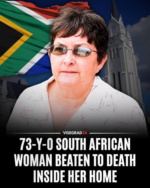 camichapter13's tweet photo. 73-year-old Mariette Mouton was murdered inside her home in Bredasdorp, South Africa, while her 81-year-old husband was working in the garden behind the property.
Police say the attacker or attackers entered through an unlocked back door on September 21. https://t.co/1EECFPwyUy