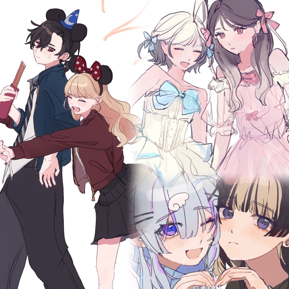 _m3xz3c's tweet photo. ꒰  アカウント開設記念🪐  ꒱
サンプル･実績づくりのため、無償でコテカプ描かせていただきます݁𖥔.

参加方法：RP➕詳細リプ(DM🉑)

関係性厨なので、ご応募の際は2人の関係性が分かる詳細がとっても嬉しいです🎀

詳細はツリーご参照くださいꒉ:)و ̑̑
#無償企画  #イラスト企画  #夢絵企画 https://t.co/2rBX1DhKG6