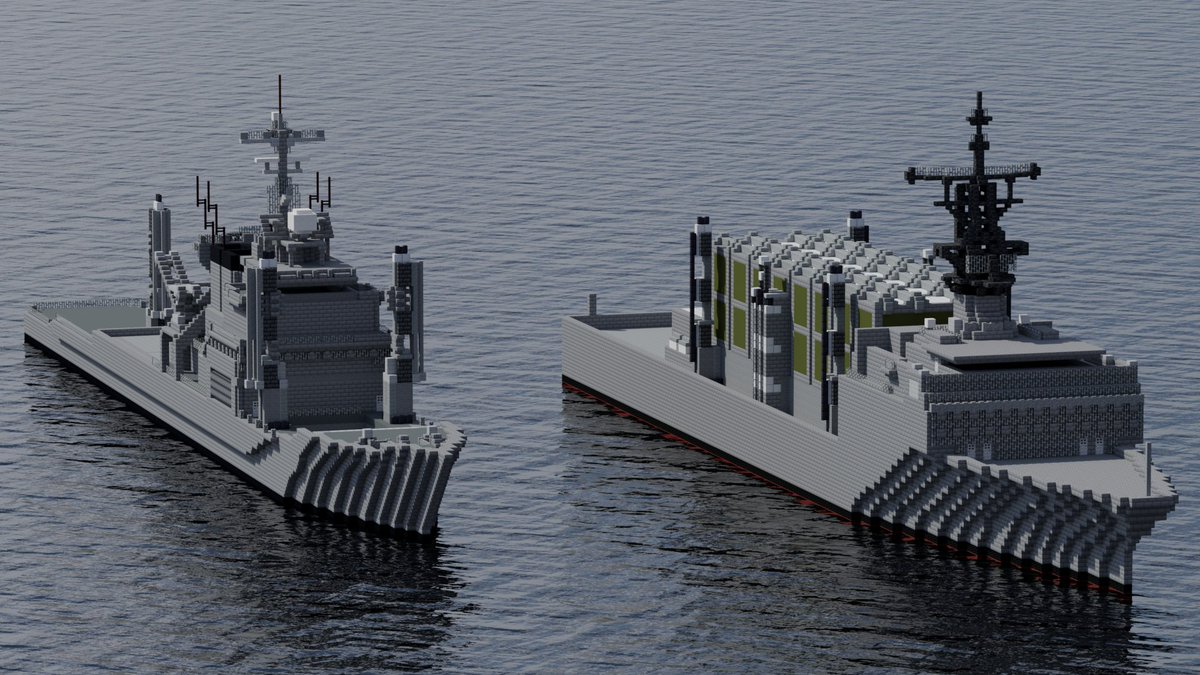 nikomarusan's tweet photo. 補給艦たち
かわいいですね
#Minecraft軍事部 #マイクラ軍事部
#連邦軍広報日報 #Minecraft https://t.co/Yrx6grrzGf