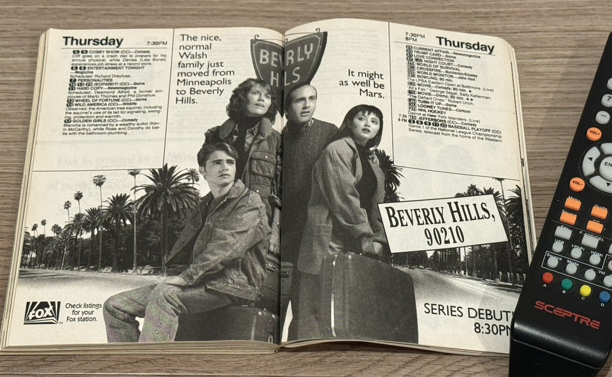 rewatching90210's tweet photo. On this day in 1990, Beverly Hills 90210 premiered on TV. This should be a national holiday https://t.co/PGLm296egV