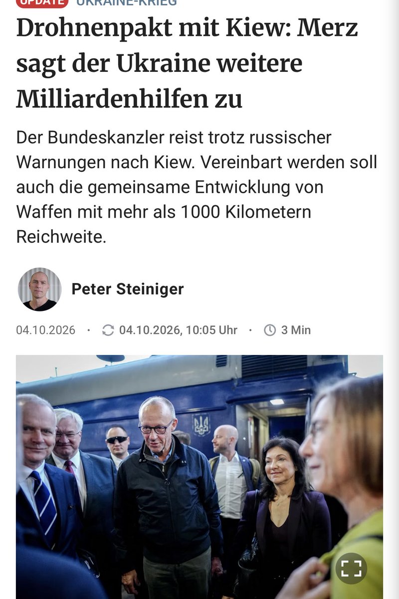 SevimDagdelen's tweet photo. Merz ist und bleibt der Kanzler der #Ukraine. Immer deutlicher wird, dass er nahezu bereit ist, uns in einen Krieg mit Russland zu stürzen, um seine am Boden liegenden Umfragewerte zu verbessern. Diese kriegsbesoffene BlackRock-Regierung muss weg! https://t.co/AYuHLjCSR3
