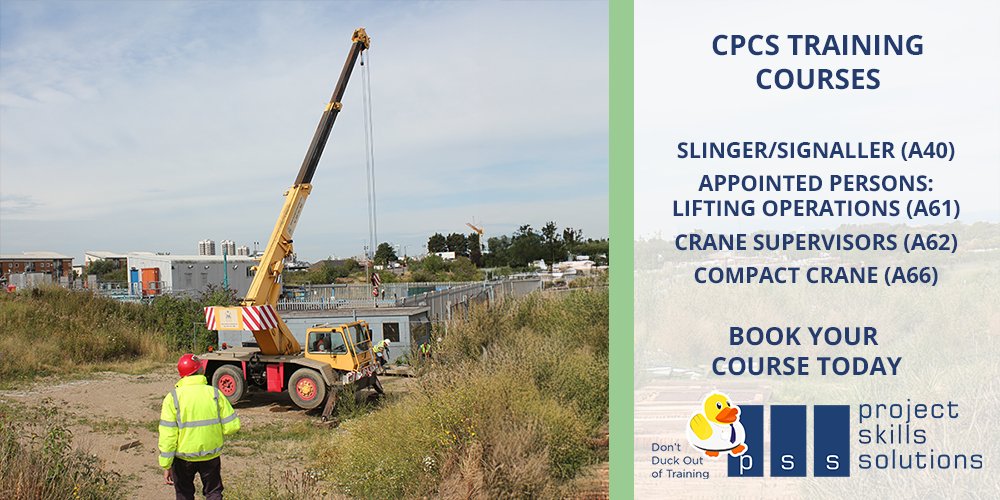 PSS_Training's tweet photo. 🎯 Develop the skills employers look for in lifting operations.
📋 A61 Appointed Person 🎯 A62 Crane/Lift Supervisor 🤝 A40 Slinger/Signaller
📅 October availability from 5-26 Oct 📍Locations across the UK 💷 From £725+VAT
🔗 Book: https://t.co/fP3HdCGkEy #PlantTraining #RedCard https://t.co/G6GbyRvWTQ