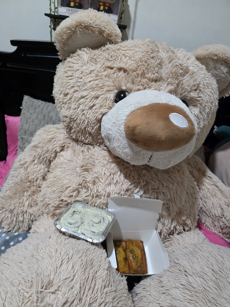 BitcOnlys's tweet photo. I'm realizing why the bear is so chubby!  🫣🤭 Don't follow the teddy bear's example https://t.co/5Qnt2ROo4d