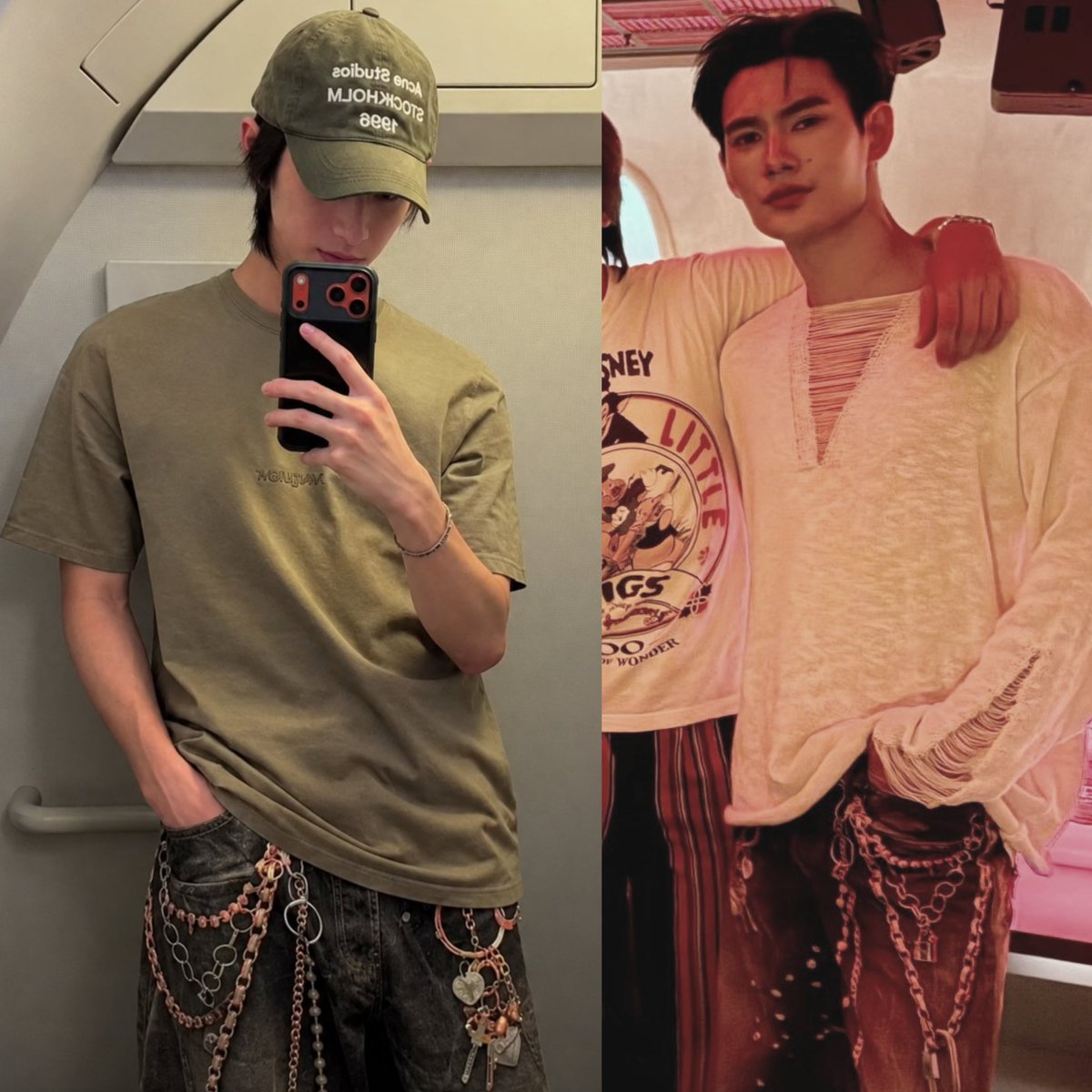 deargabss's tweet photo. boyfriend privileges: sharing clothes 😌

#poohpavel #ppoohkt #pavelphoom https://t.co/GtHPP9a3pp