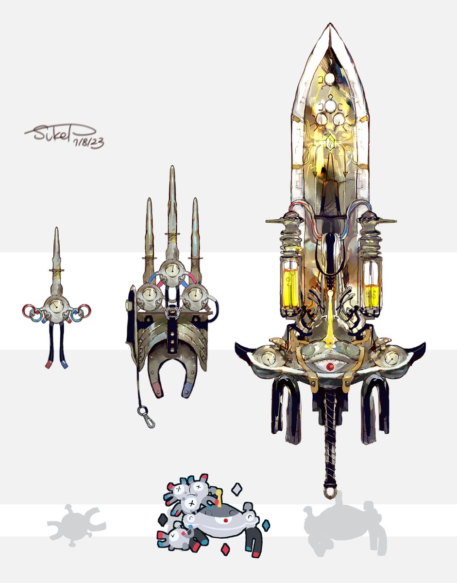 MonsterOfSukeP's tweet photo. メカな武器（ポケモン） https://t.co/AOfoHKV7QH