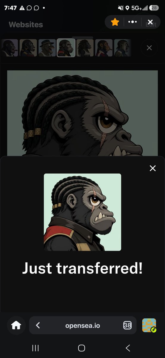 midnytemyst11's tweet photo. Congrats @eldetdet and @DGanjaBaba for winning A @beads151 Grand Theft Ape NFT

Prizes have been sent to your wallet!!

Gang Gang Behavior 
@GANGGANGCroFam https://t.co/MMtzOV1HSp