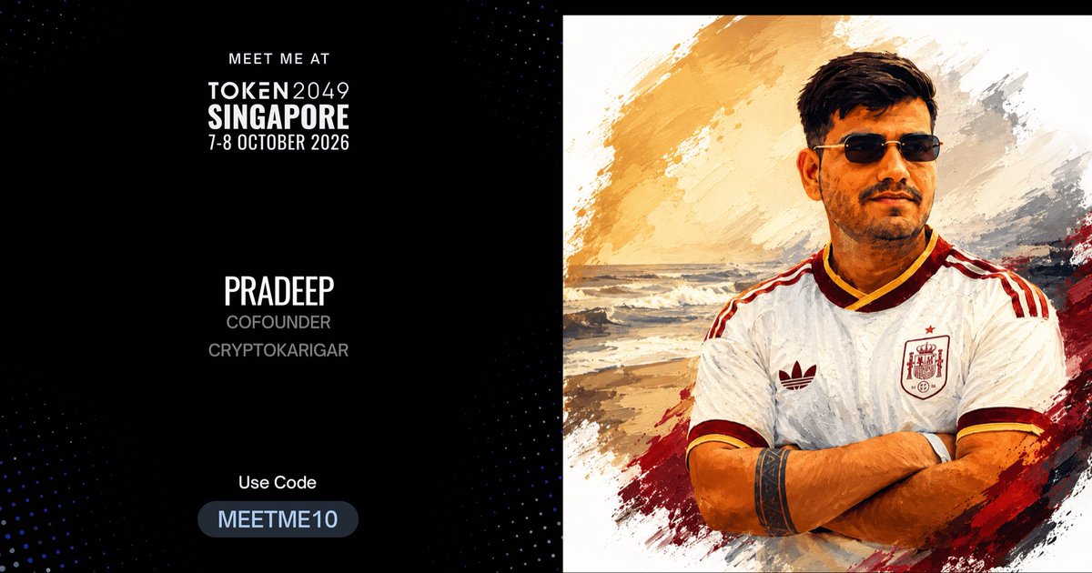 chaturvedi97's tweet photo. @cryptokarigar is heading to Singapore 🇸🇬🔥

We’ll be at Sui Basecamp and @token2049 

Excited to meet fellow builders, founders, investors, and everyone building in Web3.

If you’re around, let’s grab a beer, talk Sui, share what we’re building, or just hang out 🤝

See you in Singapore! 🇸🇬