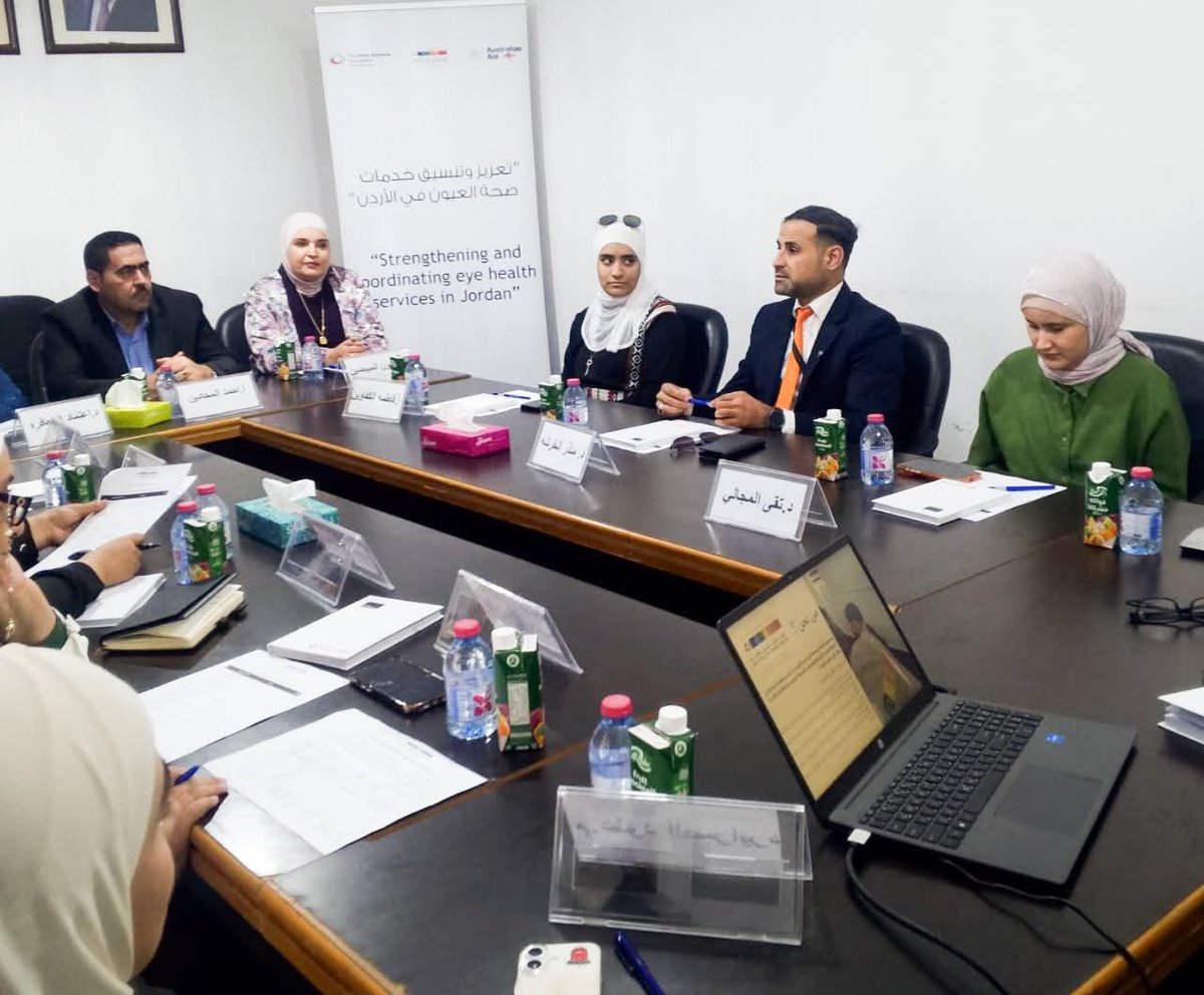 IFH_KHF's tweet photo. معهد العناية بصحة الأسرة يعقد الاجتماع التأسيسي الأول للجنة المجتمعية المحلية في الكرك ضمن جهود تعزيز الشراكة مع المجتمع لدعم الأشخاص ذوي الإعاقة البصرية وتلبية احتياجاتهم https://t.co/nEgMVS9Qq6