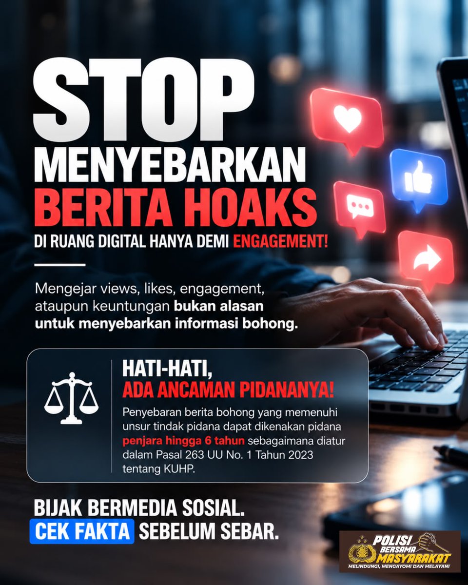 ecakur1's tweet photo. Stop Penyebaran Hoaks !!!! https://t.co/XlEWjyEbuY