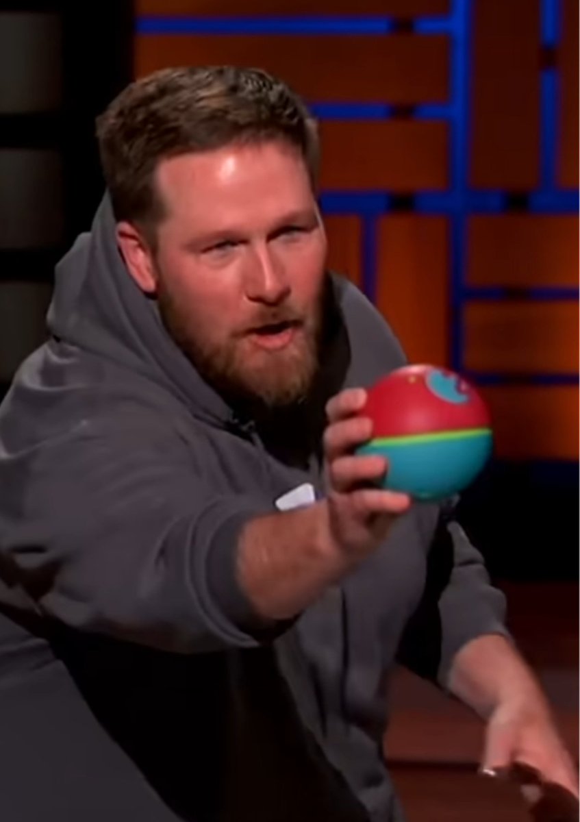 InternetH0F's tweet photo. MrBeast made his first Shark Tank deal, teaming up with Beast Industries CEO Jeff Housenbold to buy a 55% stake in an AI-powered toy ball for $250,000

It lets kids invent their own games by describing them to an app, which then makes up the rules https://t.co/YI6csnBmxH