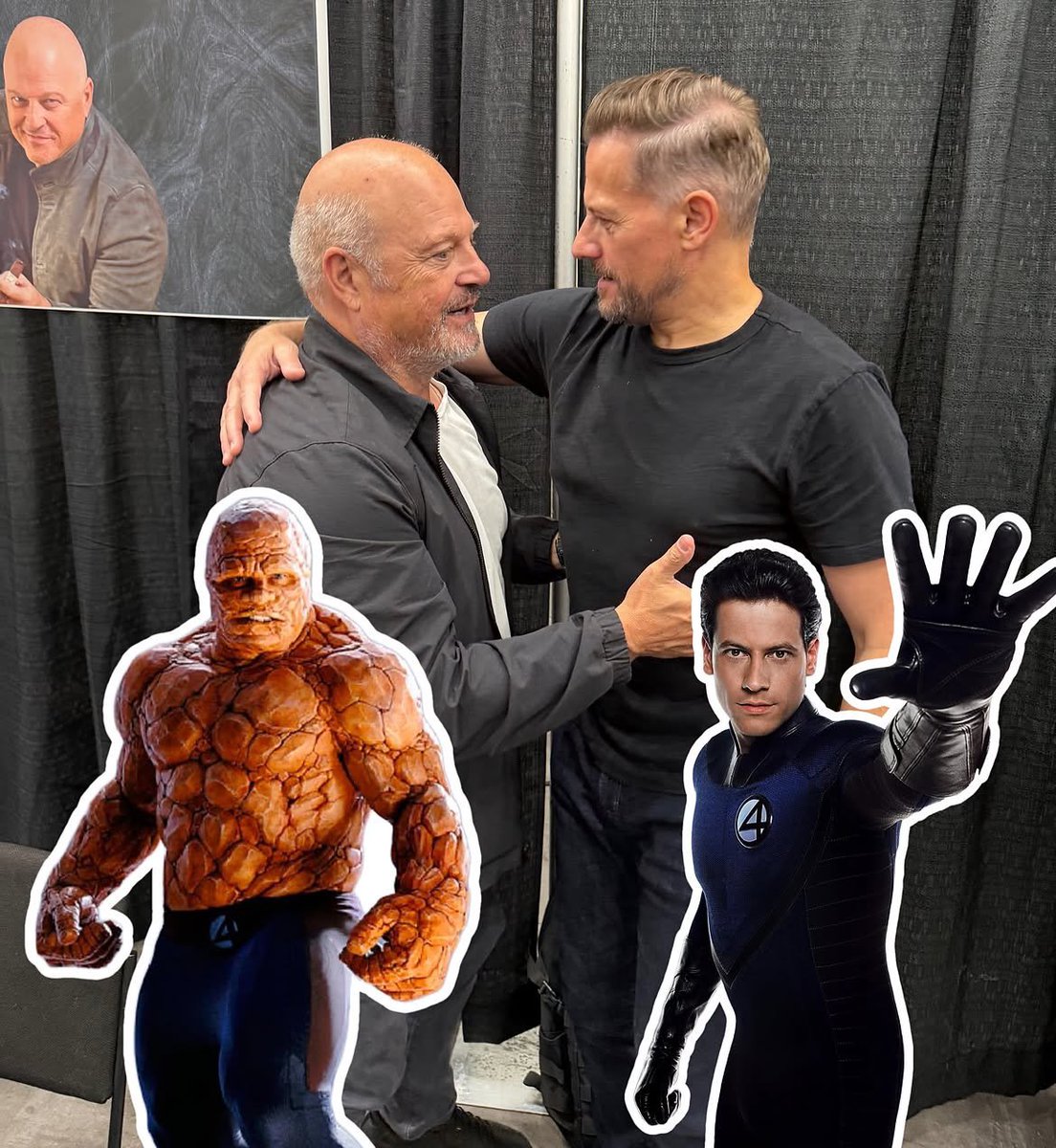 cosmic_marvel's tweet photo. Michael Chiklis and Ioan Gruffudd in newly shared photos. https://t.co/rHRGsjttmc