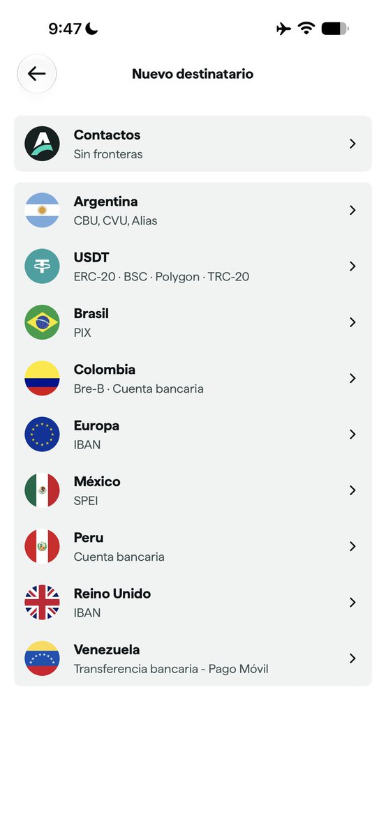 criptolawyer's tweet photo. Nueva Wallet en Venezuela 🇻🇪 

@AstroPay_Wallet ya permite enviar dinero a Venezuela, vía pago móvil o transferencia bancaria. 

Cargas USDT y le envías a tu familia BS. 

También disponible Pix, Euro, SPEIy más. https://t.co/uqesdj1hVi