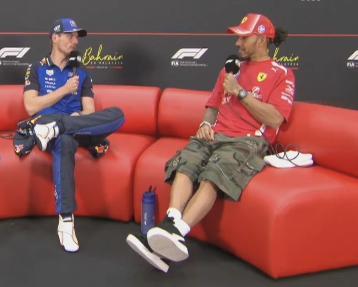 simscircuit's tweet photo. Max: I saw you by yourself crawling.

Lewis: I had to stop on track and stop the car and engine and restart it. Yeah. I've never done that before.

Max: Yeah. What can you say? I mean, that's not what you want for the sport. I hope there is a lesson learned.

Lewis agreed. https://t.co/Hin5Ww1hOY