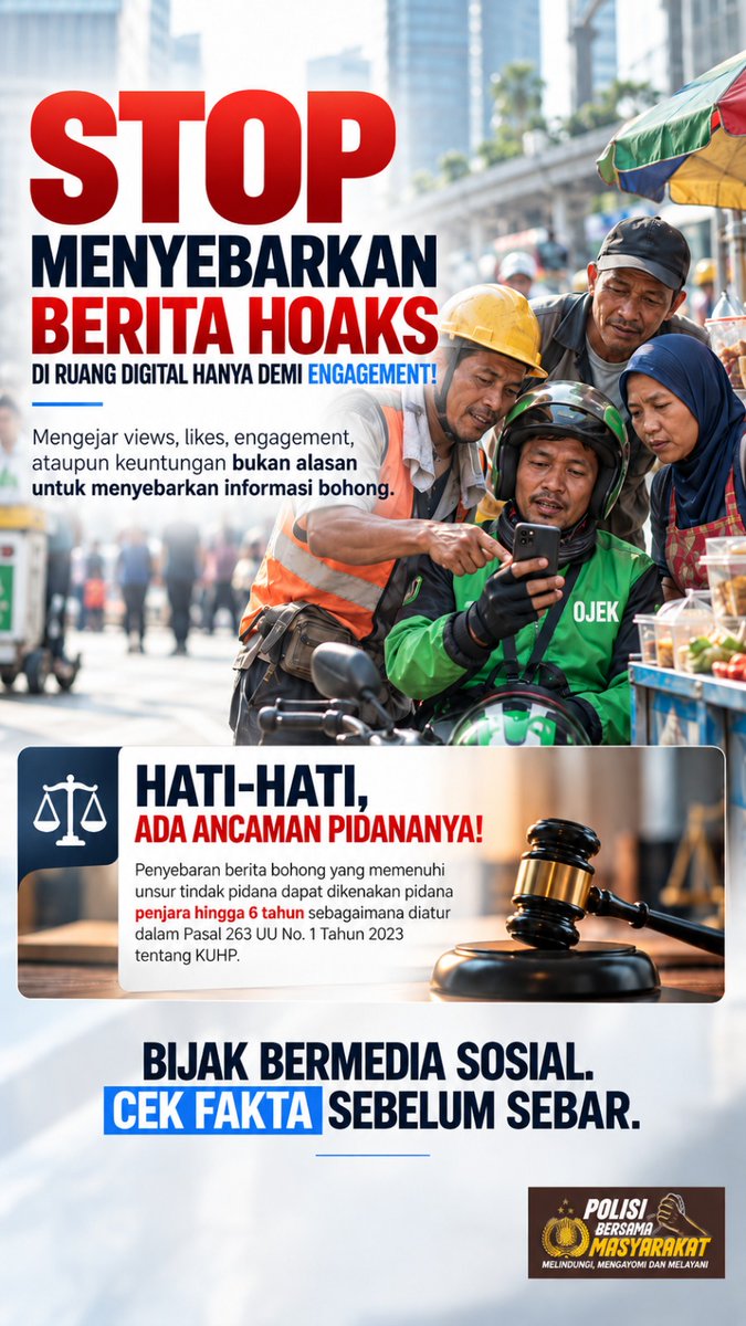 ecakur1's tweet photo. Stop Penyebaran Hoaks !!!! https://t.co/FwxnJldeX2