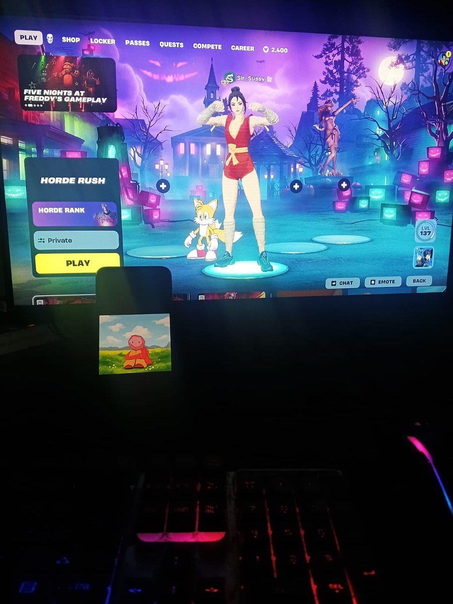 sussyshocker024's tweet photo. Can't imagine spending my weekend without playing some games.

Hopped on @Fortnite today with Stoney by my side touching some grass🗿 https://t.co/585G3bA42q
