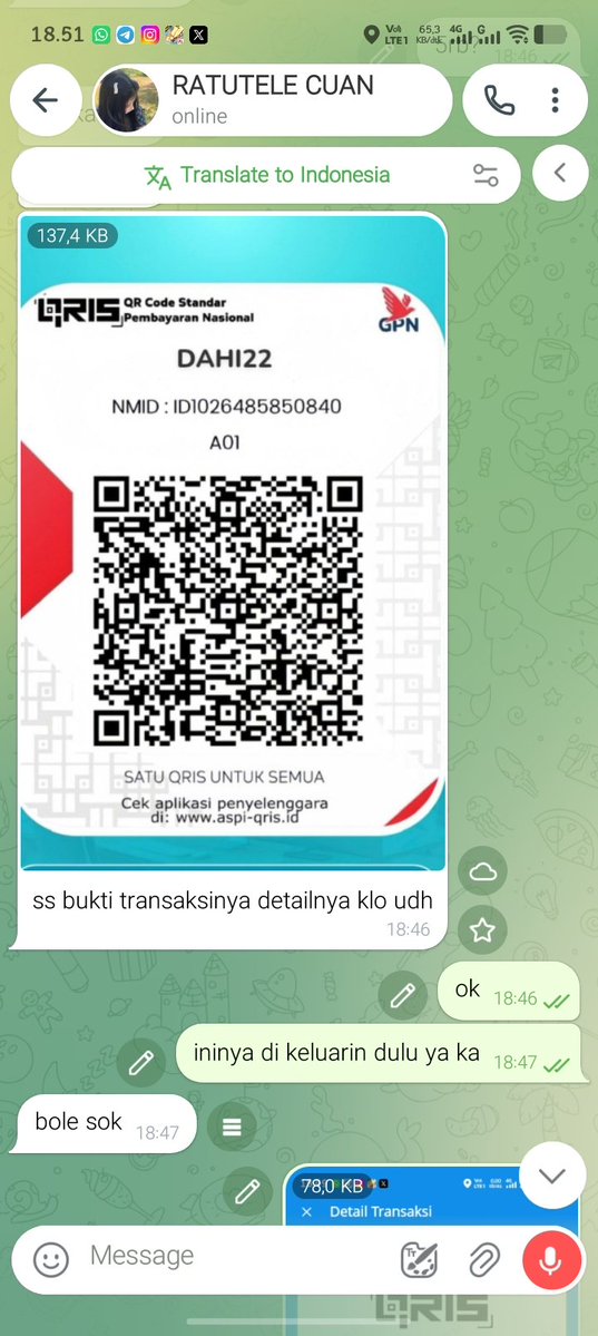 Zeeeyun_'s tweet photo. plis deh guys jan kaya aku suka banget di bohongin, ada aja masih yg scam, awalnya aku tergiur sewa telegram 1jam 170rb, tau tau nya scam aku udah filing sih kalo harus bayar dulu, soalnya aku udah di timpu 2 kali ini pertama aku di tipu 79rb sekarang 5rb 
#zonauangㅤ #discam https://t.co/KFr54NswO7