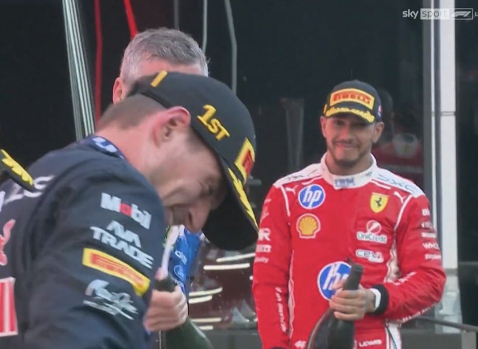 Verstappenn_'s tweet photo. Get you someone the way Hamilton looks at Verstappen. My 2 goats 🐐 https://t.co/YOQWsQ5j8V