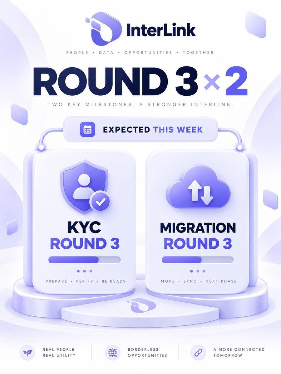 Pravalikajbea's tweet photo. KYC and Migration may enter a faster pace this week. 🔥

#InterLink #ITL #ITLG https://t.co/XVpxuE7gue