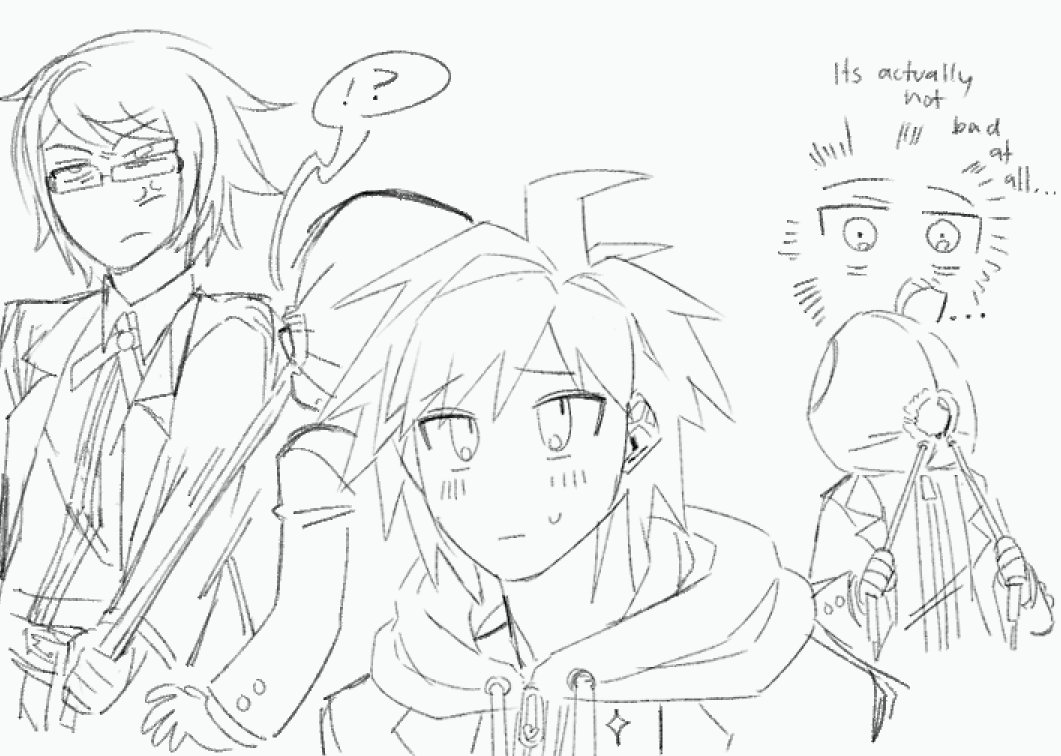 kiboubo_t's tweet photo. if makoto kept his jacket strings https://t.co/enpN5rfrCX