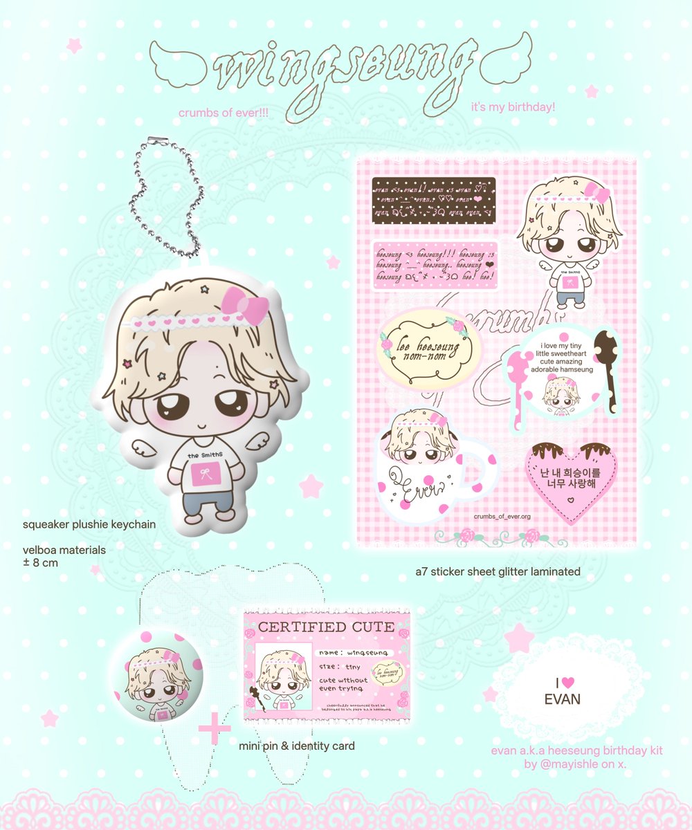 mayishle's tweet photo. interest check ➕ 🔍 
[ rt &amp; likes is highly appreciated ] 

hii evers, the project i've been working on has been released. i plan to open this evan birthday kit and ofc i have special freebies for everina only. leave your @ if you're interested yaa, i'll tag you ASAP! <3 https://t.co/k1jZAi3PkQ