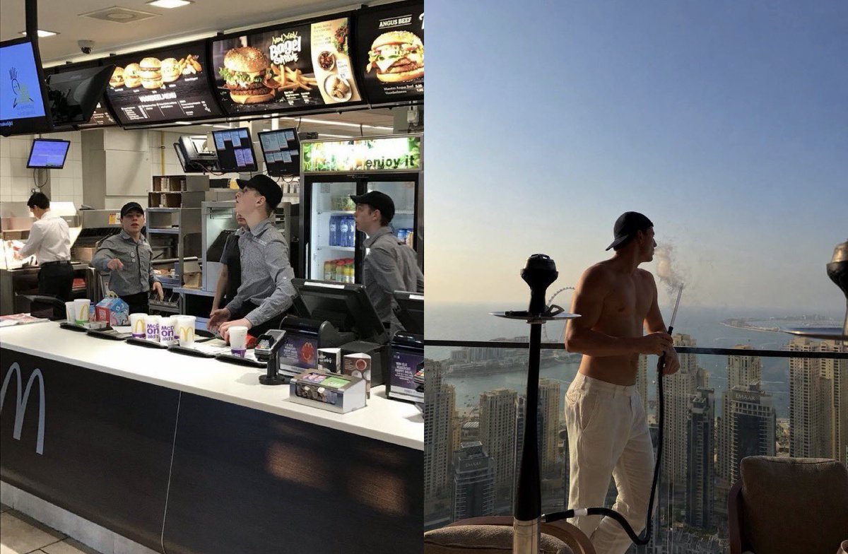 cryptorover's tweet photo. 7 years ago, I was working at McDonald’s for $3.80/hour.

Now, I finally moved into my $5M penthouse, paid for entirely by a single $ETH trade.

One bull market can change your life forever. https://t.co/SedDhcsbhV